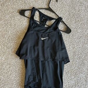 Nike Black Sleeveless Crop Tank Top